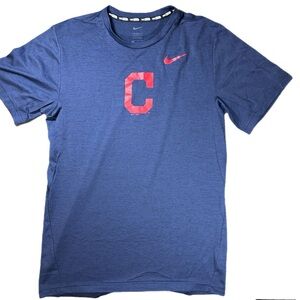 Nike Baseball Cleveland Indians/Guardians Athletic T-Shirt Size Small